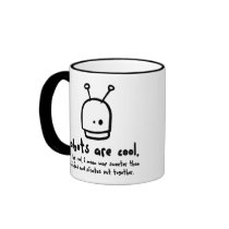 robots are cool1 coffee mug