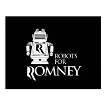 ROBOTS FOR ROMNEY.png Postcard