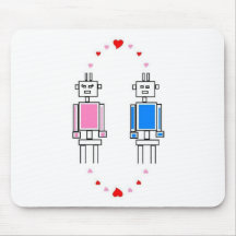 Robots Love Mouse Pad