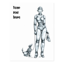 Robots Postcard