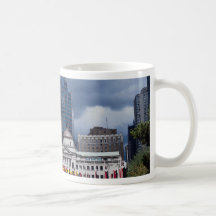 Robson Square, city centre, Vancouver, British Col Mugs