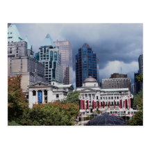Robson Square, city centre, Vancouver, British Col Post Card