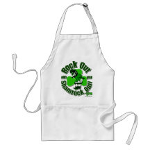 Roche avec votre shamrock ! tablier
