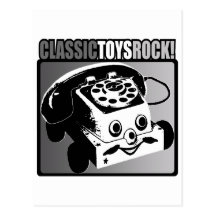 Roche classique de jouets ! cartes postales