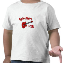 Roche de frères ! avec la guitare t-shirt