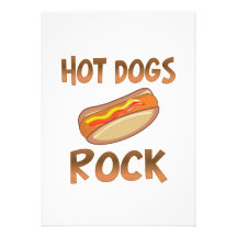 Roche de hot-dogs faire-parts