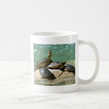 Roche de tortues ! mug à café