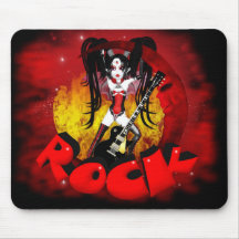 Roche - oh lune de La de La - vampire gothique de  Tapis De Souris