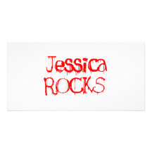 Roches de Jessica Cartes De Vœux Avec Photo