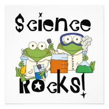Roches de la Science de grenouilles Faire-parts