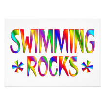 ROCHES DE NATATION CARTONS D'INVITATION