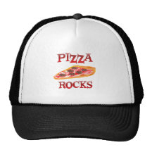 Roches de pizza casquette de camionneur