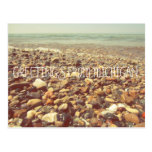 Roches de plage du lac Michigan Carte Postale