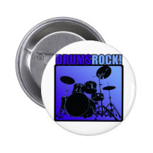 Roches de tambours ! badges avec agrafe