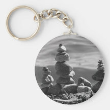 Roches de zen porte-clefs