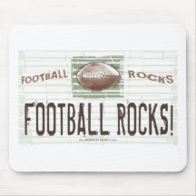 Roches du football ! Mousepad Tapis De Souris