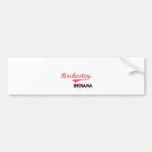 Rochester Indiana City Classic Bumper Stickers
