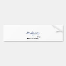 Rochester Massachusetts City Classic Bumper Stickers