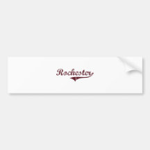 Rochester Minnesota Classic Design Bumper Stickers