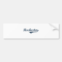 Rochester New York Classic Design Bumper Sticker