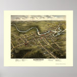 Rochester, NH Panoramic Map - 1877 posters