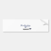 Rochester Vermont City Classic Bumper Stickers