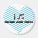 Rock And Roll fan Fridge Magnets