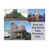Rock and Roll Hall of Fame Cleveland, Ohio Postcard