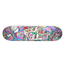 Rock and Roll Skateboard