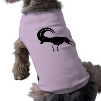 Rock Art Saharan Antelope Doggie Tee Shirt