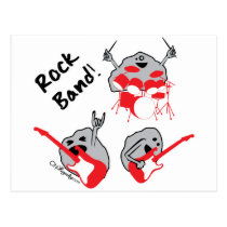 Rock Band postcards