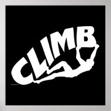 Rock Bouldering Poster