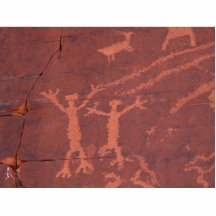 Rock Carvings In Valley Of Fire State Park Photo Cut Out