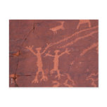 Rock Carvings In Valley Of Fire State Park Post Cards