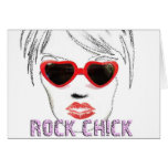 Rock Chick Glasses Cards