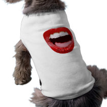 Rock Chick Lips Pet Shirt