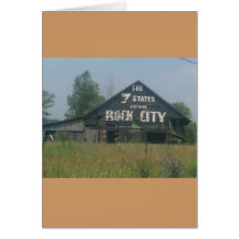 Rock City Barn Card