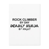 Rock Climber Deadly Ninja by Night