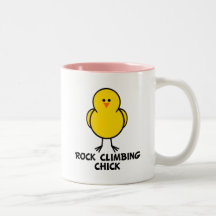 Rock Climbing Chick Coffee Mugs
