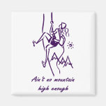 Rock Climbing Refrigerator Magnet