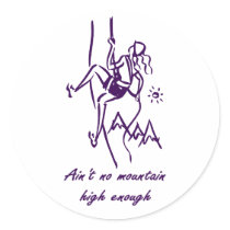 Rock Climbing Sticker