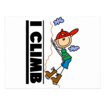 Rock Climbing Tshirts and Gifts Post Cards