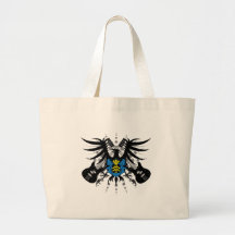 Rock Coat of Arms Canvas Bags