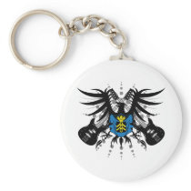 Rock Coat of Arms Keychains