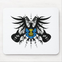 Rock Coat of Arms Mousepads