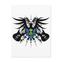 Rock Coat of Arms Postcards
