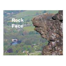 Rock Face postcard