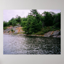 Rock Face Poster