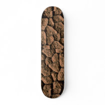 Rock fence close-up skate decks