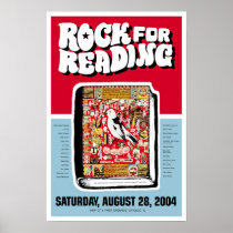 rock for reading poster